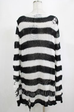 画像3: KILL STAR / Pugsley Knit Sweater M 黒×白 H-25-03-10-024-SL-TO-KB-ZI