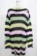 画像3: KILL STAR / Liqorice Knit Sweater S 黒×ピンク×ミント×イエロー H-25-03-10-025-SL-TO-KB-ZH (3)