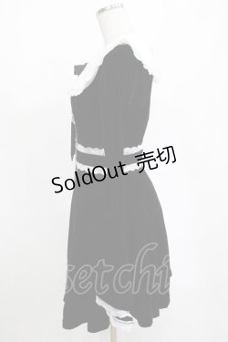 画像2: KILL STAR / Infinity Coven Long Sleeve Dress XS 黒×白 H-25-03-10-003-SL-OP-KB-ZT330