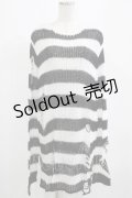 KILL STAR / Pugsley Knit Sweater M 黒×白 H-25-03-10-027-SL-TO-KB-ZY