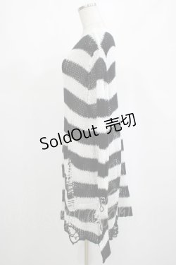 画像2: KILL STAR / Pugsley Knit Sweater M 黒×白 H-25-03-10-027-SL-TO-KB-ZY