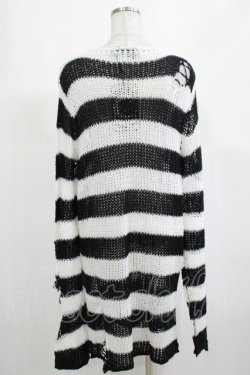 画像3: KILL STAR / Pugsley Knit Sweater M 黒×白 H-25-03-10-027-SL-TO-KB-ZY