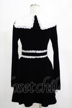 画像3: KILL STAR / Infinity Coven Long Sleeve Dress XS 黒×白 H-25-03-10-003-SL-OP-KB-ZH