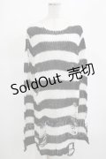 KILL STAR / Pugsley Knit Sweater M 黒×白 H-25-03-10-030-SL-TO-KB-ZI