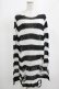 画像1: KILL STAR / Pugsley Knit Sweater M 黒×白 H-25-03-10-030-SL-TO-KB-ZI (1)