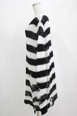 画像2: KILL STAR / Pugsley Knit Sweater M 黒×白 H-25-03-10-030-SL-TO-KB-ZI