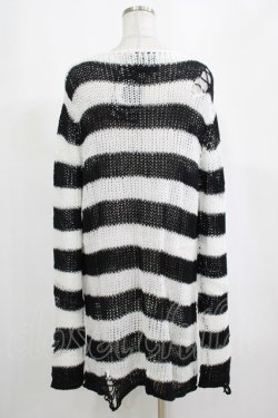 画像3: KILL STAR / Pugsley Knit Sweater M 黒×白 H-25-03-10-030-SL-TO-KB-ZI