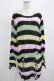 画像1: KILL STAR / Liqorice Knit Sweater M 黒×ピンク×ミント×イエロー H-25-03-10-031-SL-TO-KB-ZH (1)