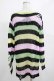 画像3: KILL STAR / Liqorice Knit Sweater S 黒×ピンク×ミント×イエロー H-25-03-10-032-SL-TO-KB-ZH (3)