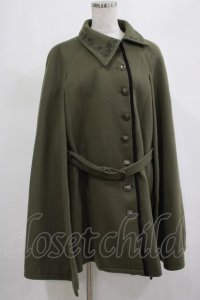 axes femme / 連釦ケープコート Free カーキ H-25-03-11-024-AX-CO-NS-C035