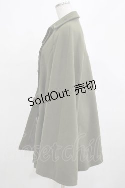 画像2: axes femme / 連釦ケープコート Free カーキ H-25-03-11-024-AX-CO-NS-ZT-C035
