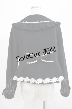 画像3: axes femme kawaii / ガーリーリボンショートコート M ブラック H-25-03-11-026-AX-CO-NS-ZH