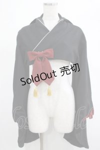 metamorphose / フード付き着物袖ボレロ Free ブラック H-25-03-11-027-ME-JA-NS-ZH