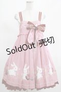 Cute.Q（海外ロリータブランド） / 和風うさぎジャンパースカート M ピンク H-25-03-11-004-GO-OP-NS-ZH