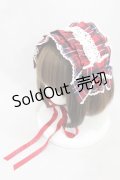 axes femme kawaii / タータンチェックヘッドドレス  レッド H-25-03-11-1006-AX-AC-NS-ZH