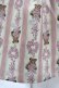 画像5: axes femme kawaii / RosyBear柄ジャンパースカート M アイボリー/ピンク H-25-03-11-1031-AX-OP-NS-ZH (5)
