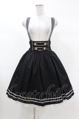 metamorphose / 肩ひも付セーラーバッスルスカート Free ブラック H-25-03-11-1037-ME-SK-NS-ZH