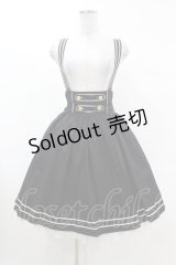metamorphose / 肩ひも付セーラーバッスルスカート Free ブラック H-25-03-11-1037-ME-SK-NS-ZH