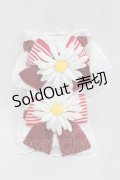 metamorphose / Flowerチュールカフス  オフ/レッド H-25-03-11-1008-ME-ZA-NS-ZH