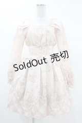 LIZ LISA / パネル花柄ワンピース Free ピンク H-25-03-11-1043-LO-OP-NS-ZH