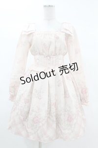LIZ LISA / パネル花柄ワンピース Free ピンク H-25-03-11-1043-LO-OP-NS-ZH