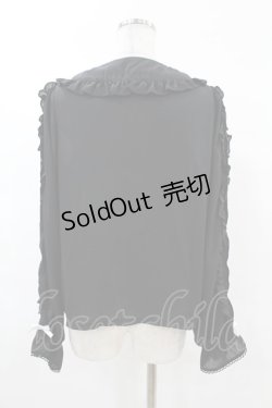 画像2: axes femme kawaii / ハロウィンナイト刺繍ブラウス M ブラック H-25-03-11-1051-AX-BL-NS-ZH