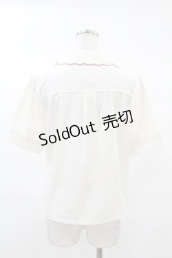 画像2: axes femme POETIQUE / ストロベリー刺繍ブラウス M アイボリー H-25-03-11-1053-AX-BL-NS-ZH