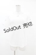 axes femme POETIQUE / リボンチュール袖カットプル M オフ H-25-03-11-1056-AX-TO-NS-ZH