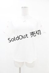 axes femme POETIQUE / リボンチュール袖カットプル M オフ H-25-03-11-1056-AX-TO-NS-ZH