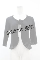 PINK HOUSE / お花モチーフ透かしボレロ Free ブラック H-25-03-11-1058-LO-TO-NS-ZH