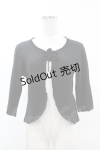 PINK HOUSE / お花モチーフ透かしボレロ Free ブラック H-25-03-11-1058-LO-TO-NS-ZH