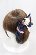 metamorphose / ことりとBerryリボンバレッタ  ネイビー H-25-03-11-1002-ME-AC-NS-ZH