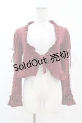 Mary Magdalene / フリルニットマトンボレロ Free ボルドー H-25-03-11-1017-CL-TO-NS-ZH
