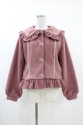 axes femme kawaii / バックフリルショートコート M ピンク H-25-03-11-1018-AX-CO-NS-C045