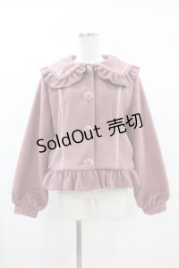 axes femme kawaii / バックフリルショートコート M ピンク H-25-03-11-1018-AX-CO-NS-ZT-C045