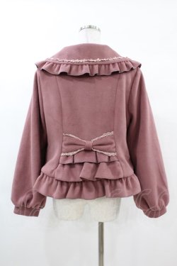 画像2: axes femme kawaii / バックフリルショートコート M ピンク H-25-03-11-1018-AX-CO-NS-C045