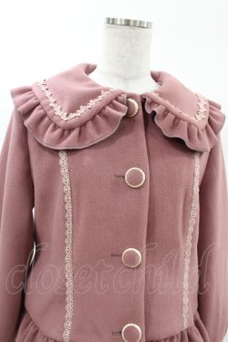 画像4: axes femme kawaii / バックフリルショートコート M ピンク H-25-03-11-1018-AX-CO-NS-C045