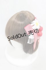 metamorphose / Cherryリボンクリップ  レッド H-25-03-11-1003-ME-AC-NS-ZH