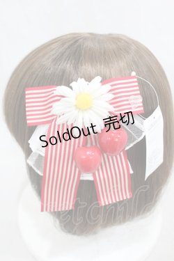 画像2: metamorphose / Cherryリボンクリップ  レッド H-25-03-11-1003-ME-AC-NS-ZH