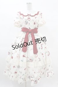 Urtto（海外ロリータブランド） / Apple Tea ワンピース L オフ H-25-03-11-1024-0-OP-NS-ZH