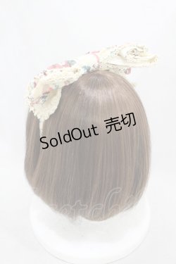 画像2: BABY,THE STARS SHINE BRIGHT / ヴィクトリアンシュガーブーケ柄リボンカチューシャ  生成 H-25-03-11-1004-BA-AC-NS-ZH