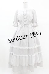axes femme kawaii / プチリボンワンピース M グレー H-25-03-11-1025-AX-OP-NS-ZH