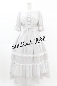 axes femme kawaii / プチリボンワンピース M グレー H-25-03-11-1025-AX-OP-NS-ZH
