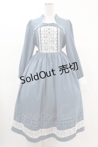 axes femme kawaii / プランタンワンピース M ブルー H-25-03-11-1026-AX-OP-NS-ZH