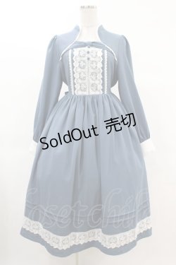 画像1: axes femme kawaii / プランタンワンピース M ブルー H-25-03-11-1026-AX-OP-NS-ZH