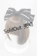 metamorphose / セーラーリボンカチューシャ  ブラック H-25-03-11-1005-ME-AC-NS-ZH
