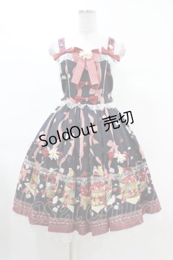 画像1: metamorphose / ことりとBerryバッスルジャンパースカート Free ネイビー H-25-03-11-1028-ME-OP-NS-ZH