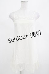 PINK HOUSE / 裾チュールキャミソール Free オフ H-25-03-11-050-LO-TO-NS-ZH
