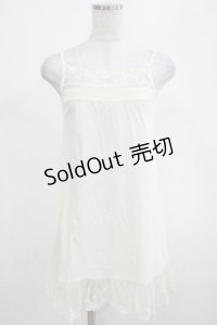PINK HOUSE / 裾チュールキャミソール Free オフ H-25-03-11-050-LO-TO-NS-ZH