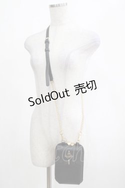 画像1: m petit by misako / NINA′Sスマホショルダーバッグ  ブラック H-25-03-11-058-LO-BG-NS-ZH